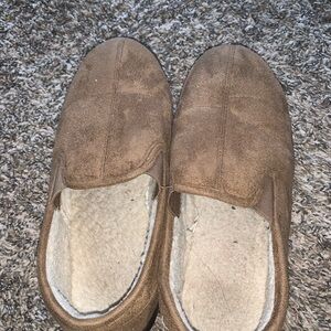 Women’s Brown Suede Slip-On Shoes